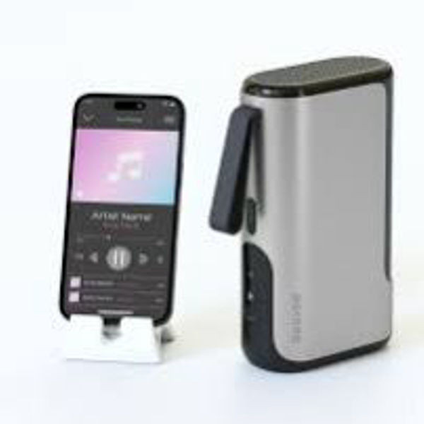 Porodo - Power Bank 10000mAh Speaker With Phone Holder